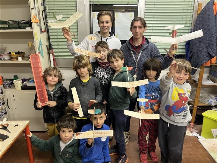 La foto di gruppo con i modelli finiti