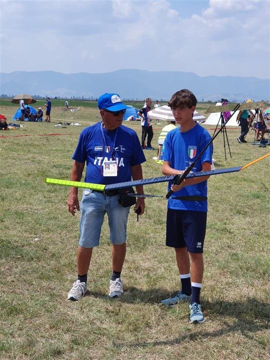 Sul campo di gara con il proprio veleggiatore, 2019